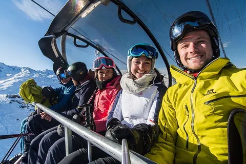 Reberty Resort in the Three Valleys - Ski resorts are brilliant places to spend time with your friends.