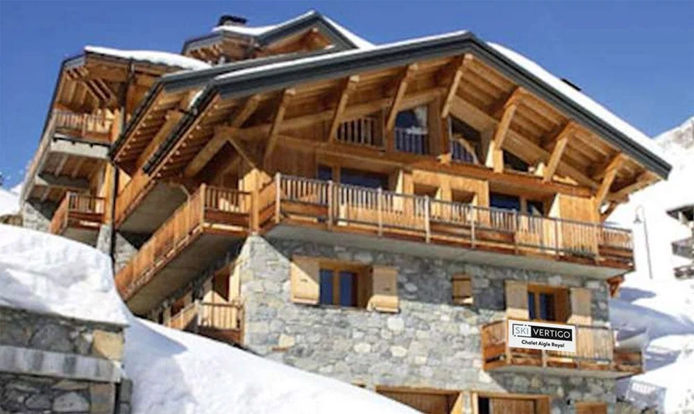 Ski Chalet Aigle Royal in Tignes, France.