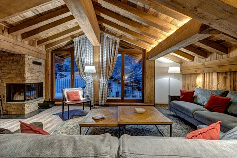 Chalet Whistler living room, Val d'Isère