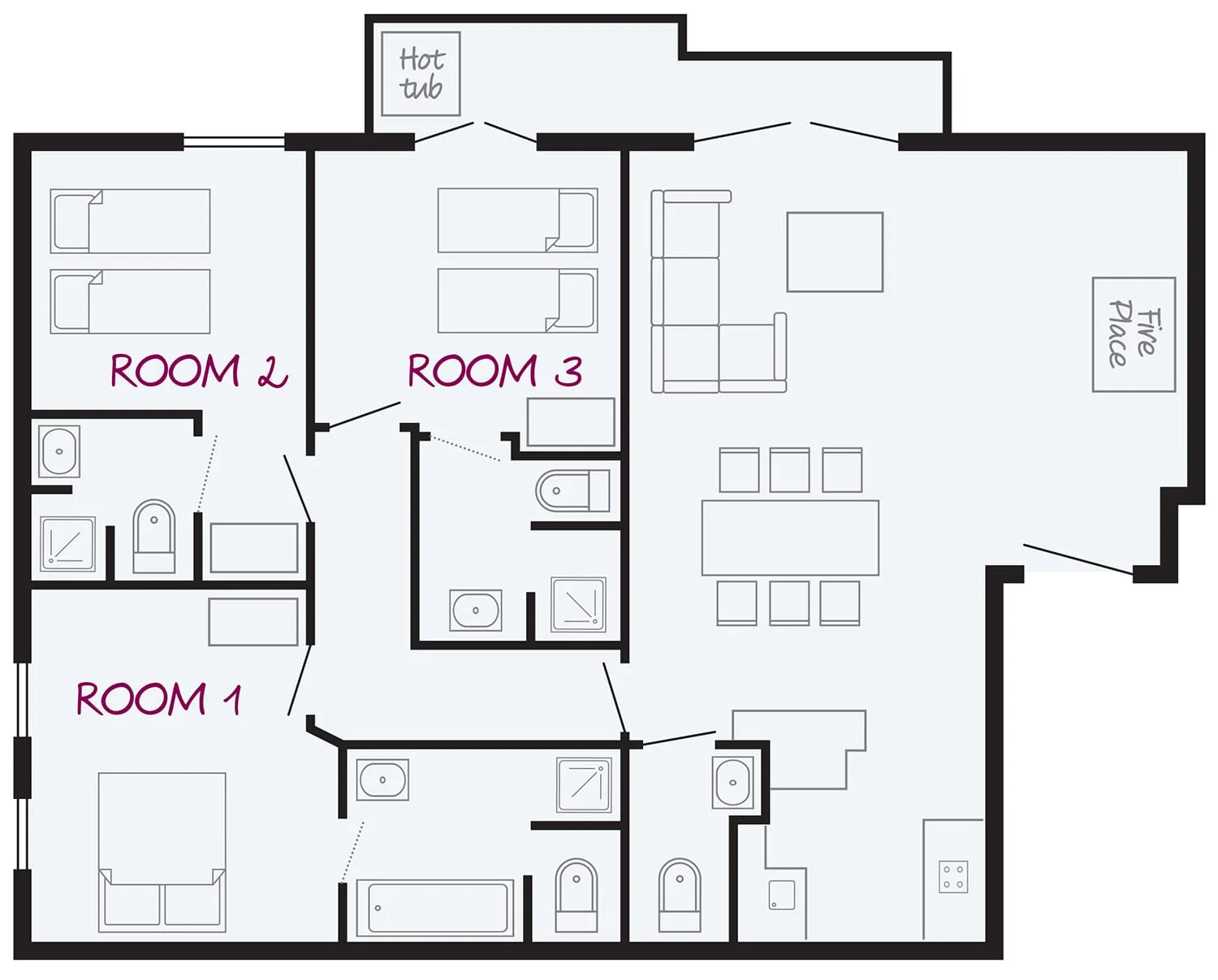 CHALET COLUMBIA FLOOR PLAN