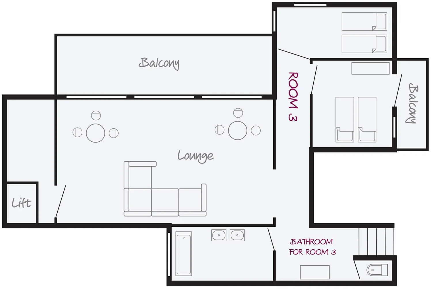 CHALET KITZ SECOND FLOOR
