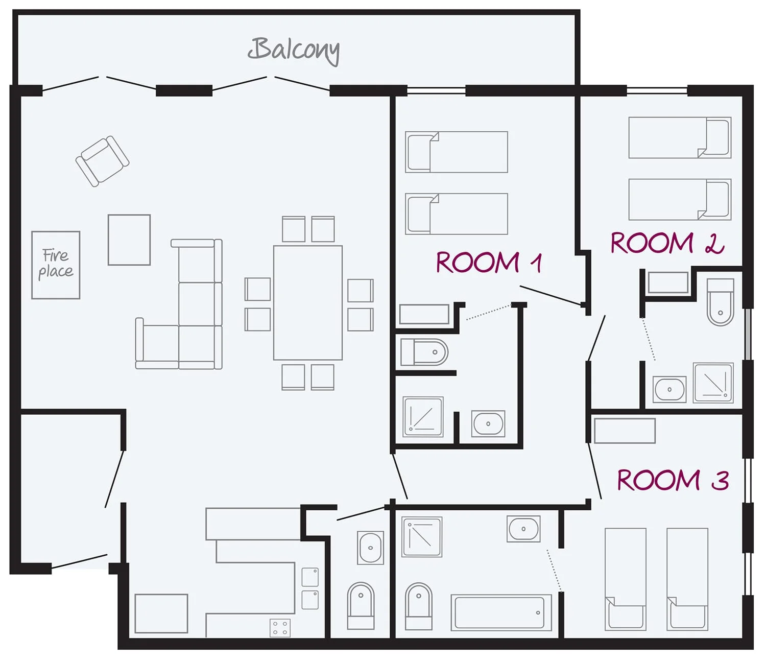 CHALET YUKON FLOOR PLAN