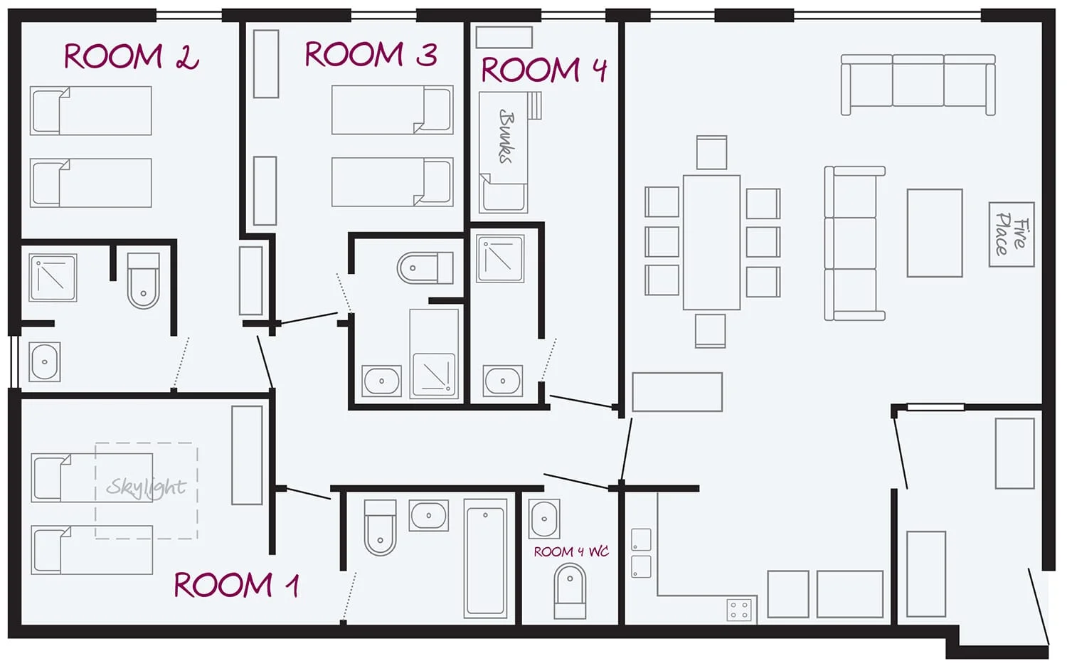 CHALET ALBERTA FLOOR PLAN