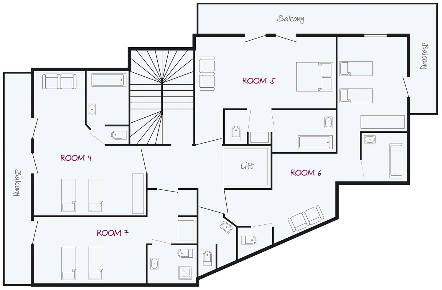 CHALET APPALOOSA FLOOR -1
