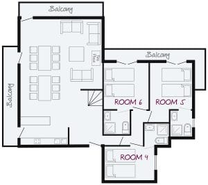 CHALET PEGASE UPPER FLOOR