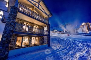 Chalet Orion Val Thorens Exterior. Ski Chalet. Chalet.