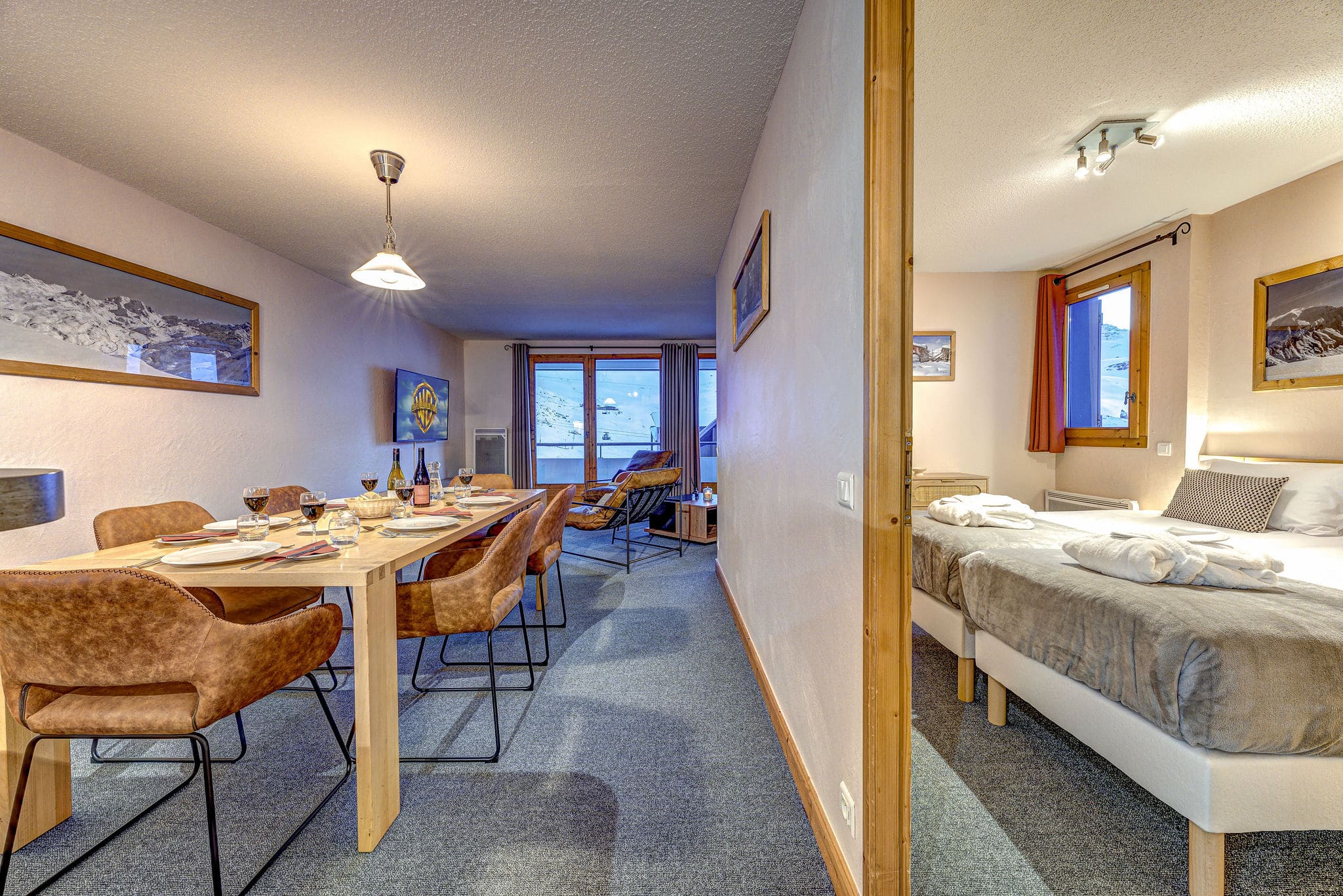 Self Catered Ski Chalet with Ski Vertigo
