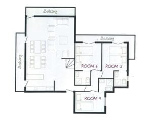 CHALET PEGASE UPPER FLOOR